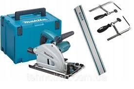 Пила погружная дисковая MAKITA  SP6000J+кейс+шина1500мм-кмпл.