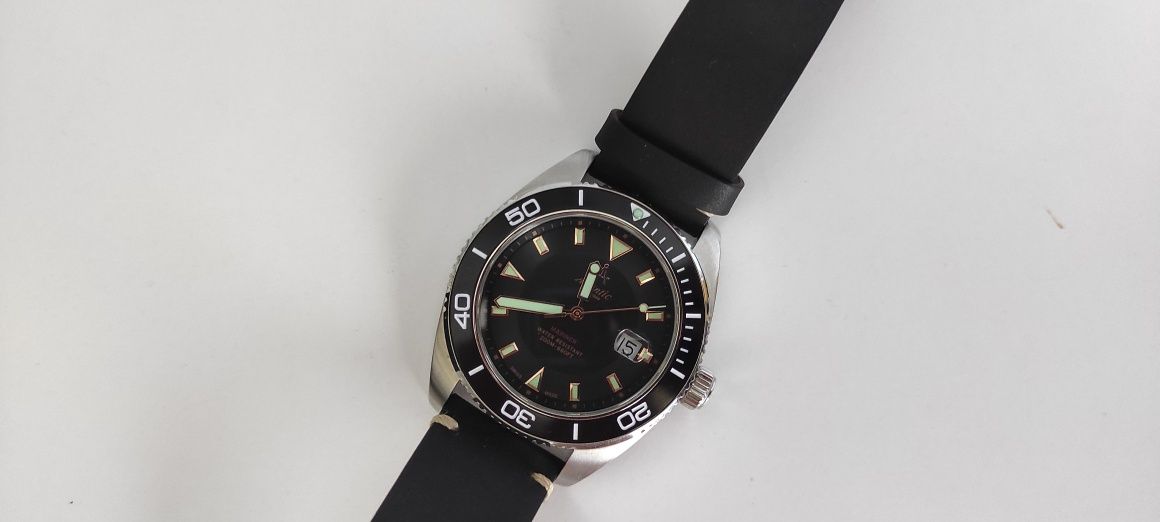 Prawie Nowy Zegarek Atlantic Mariner 8037 44mm Cały Zestaw !