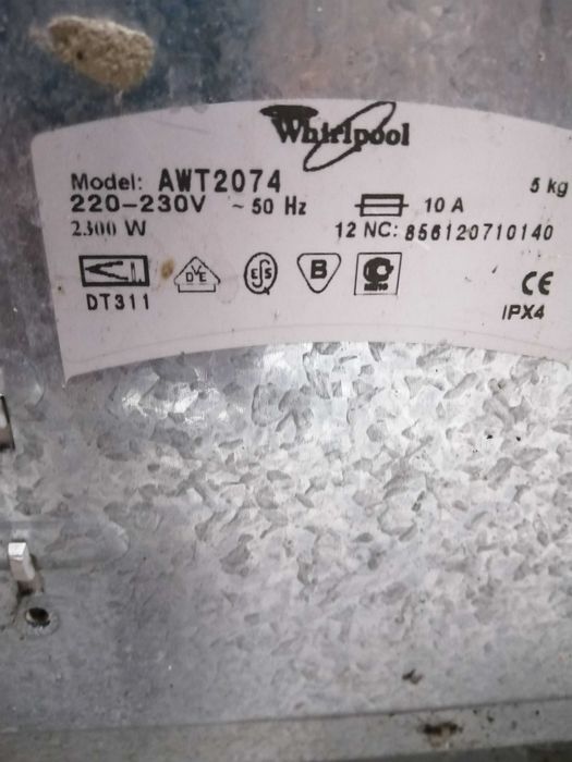 Silnik do pralki whirlpool awt 2074