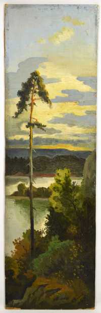 Картина художника Волкобой Т. "Пейзаж" 1927 рік.