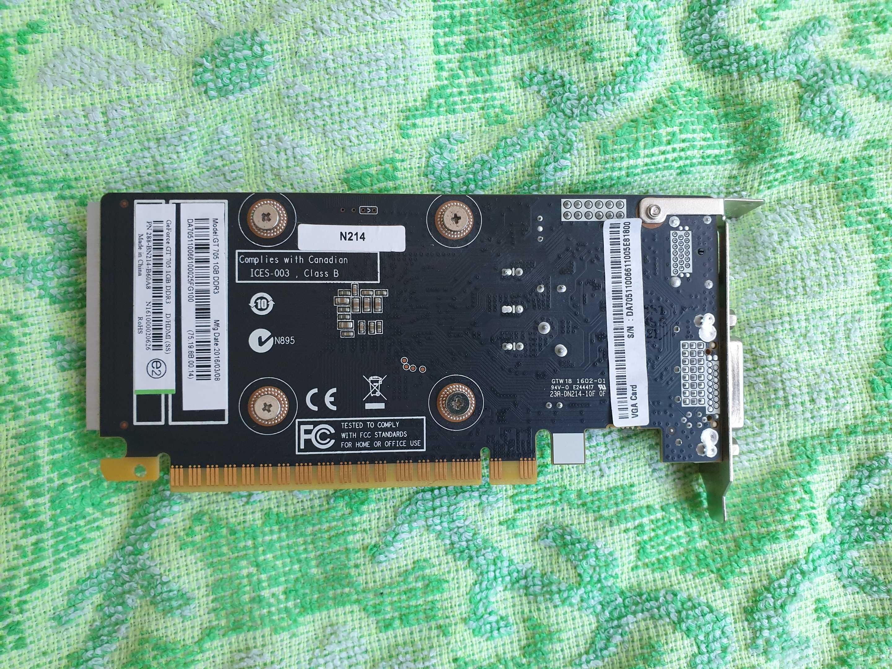 GeForce GT 705 1GB DDR 3
