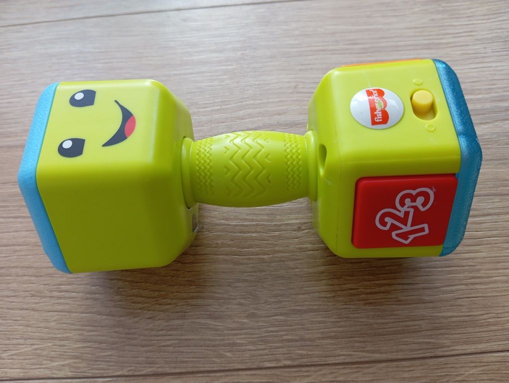 Fisher Price zabawka interaktywna hantla
