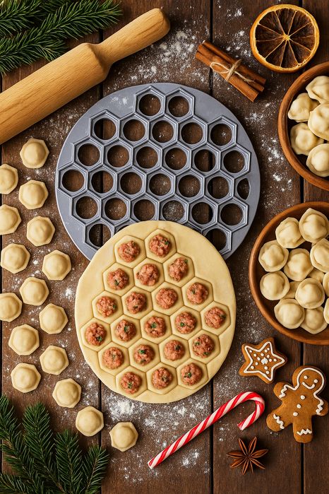 FORMA do USZEK/RAVIOLI 37 sztuk w kilka minut