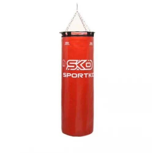 Боксерський мішок Sportko з кільцем червоний