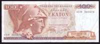 Grecja, banknot 100 drachm 1978 - st. +3