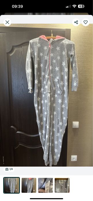 Новая теплая пижама размер М/Л