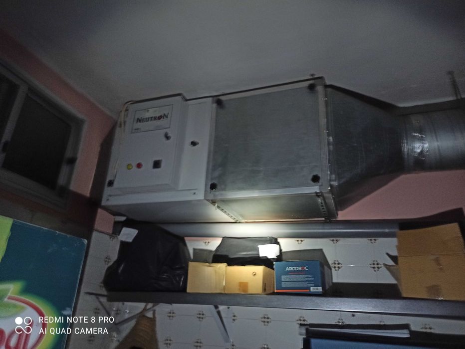 extrator de fumos para hote