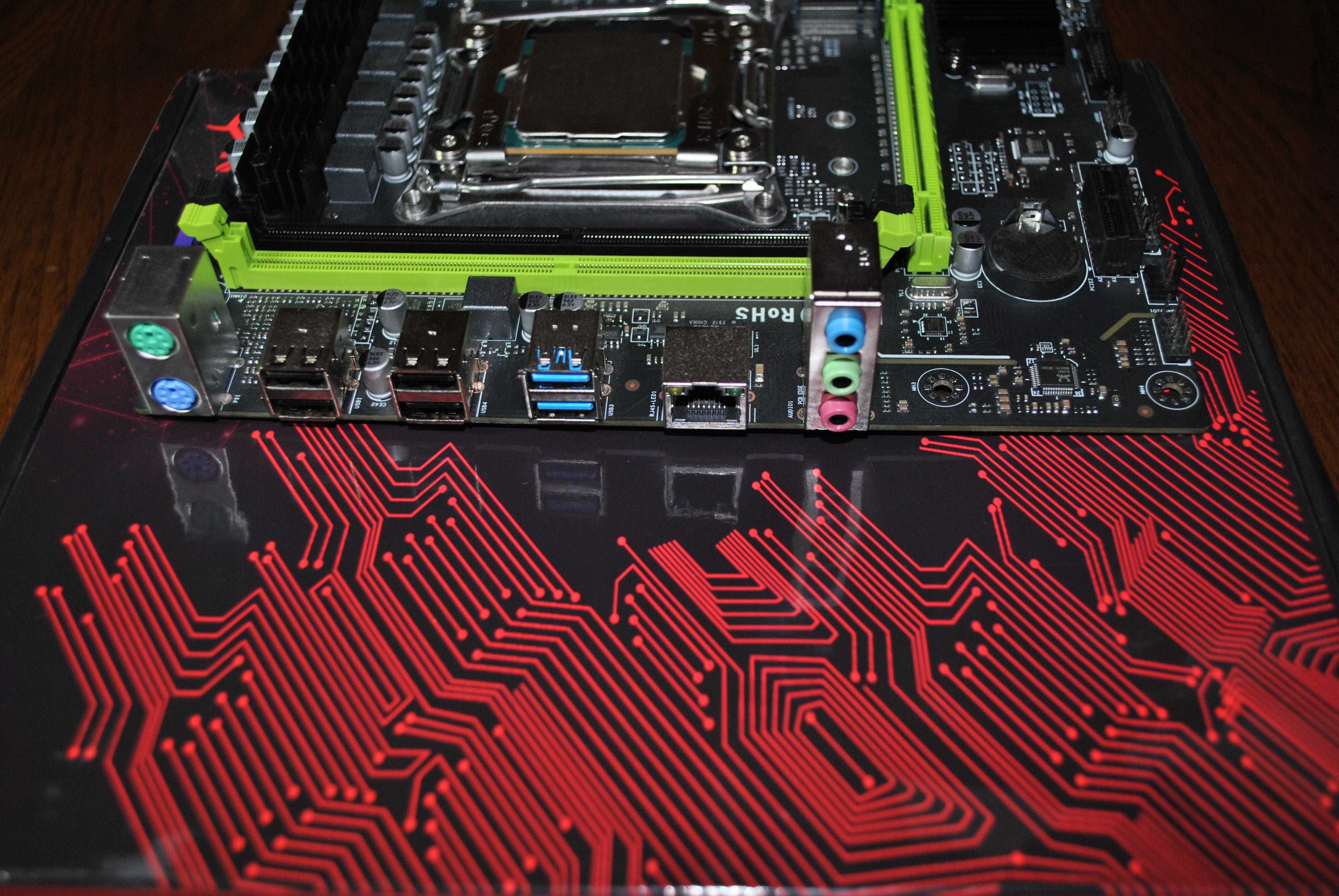 Комплект  Intel Xeon E5 2650v4 12 ядер 24 потока + м.п ZSUS X99 + 16Gb