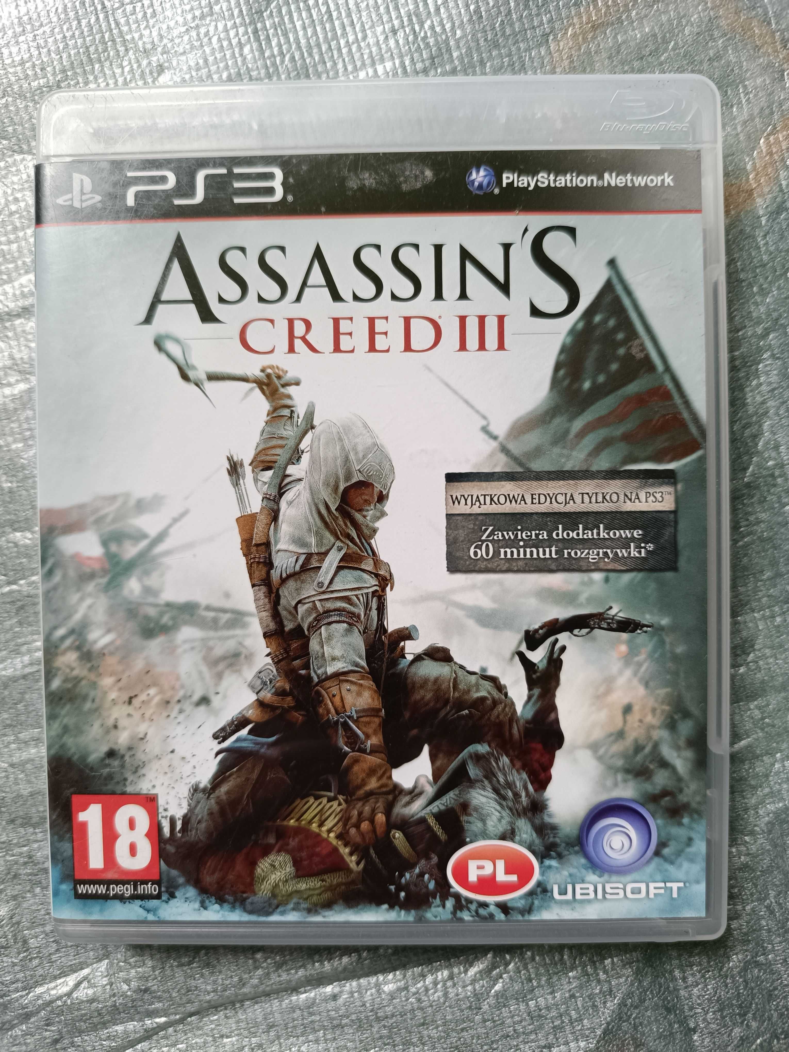 ASSASSIN'S CREED III PS3 polska wersja językowa