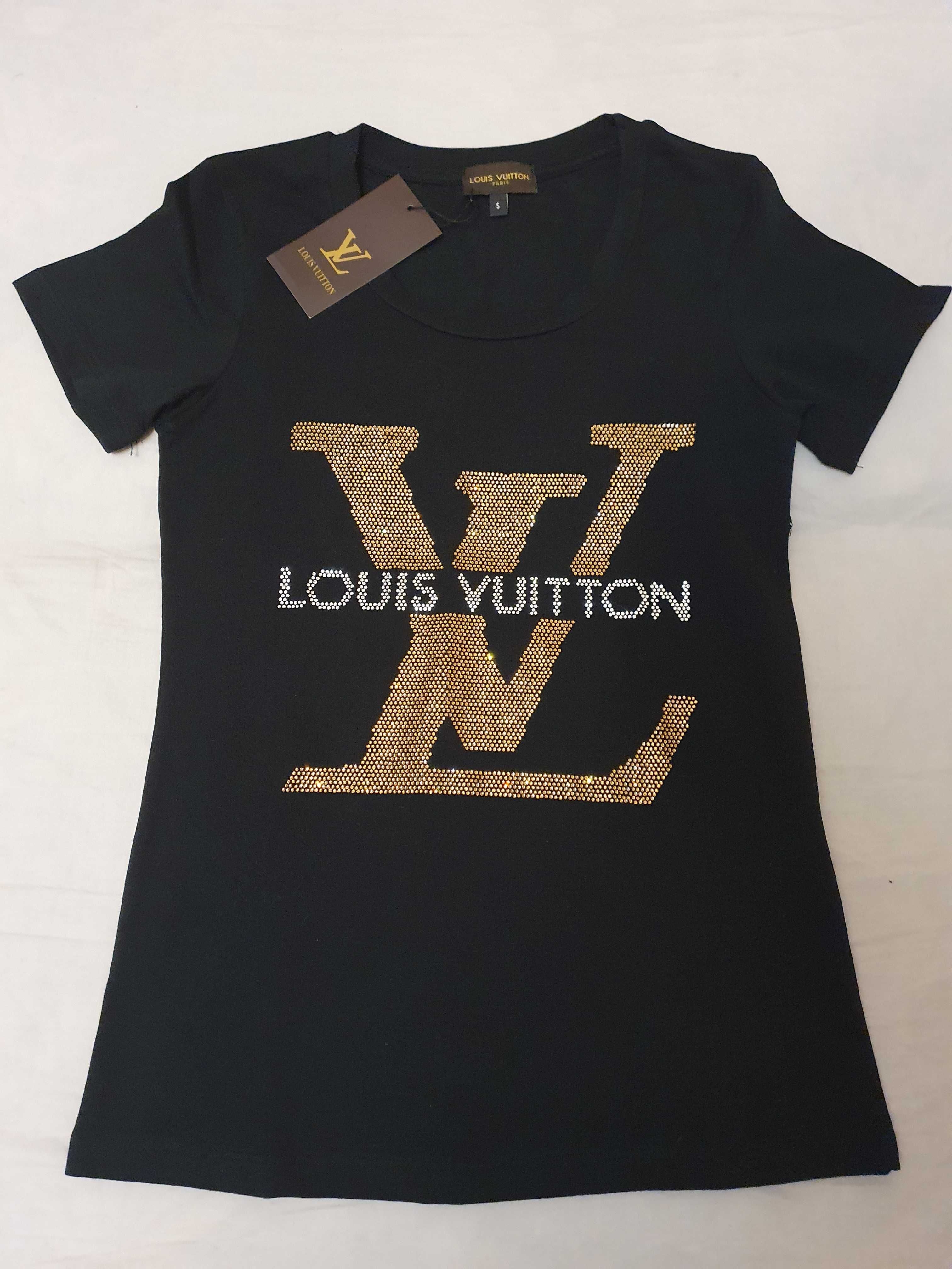 NOWA damska koszulka Louis Vuitton t-shirt LV bluzka S xxl