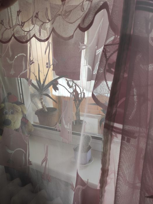 Продам тюль с оборкой