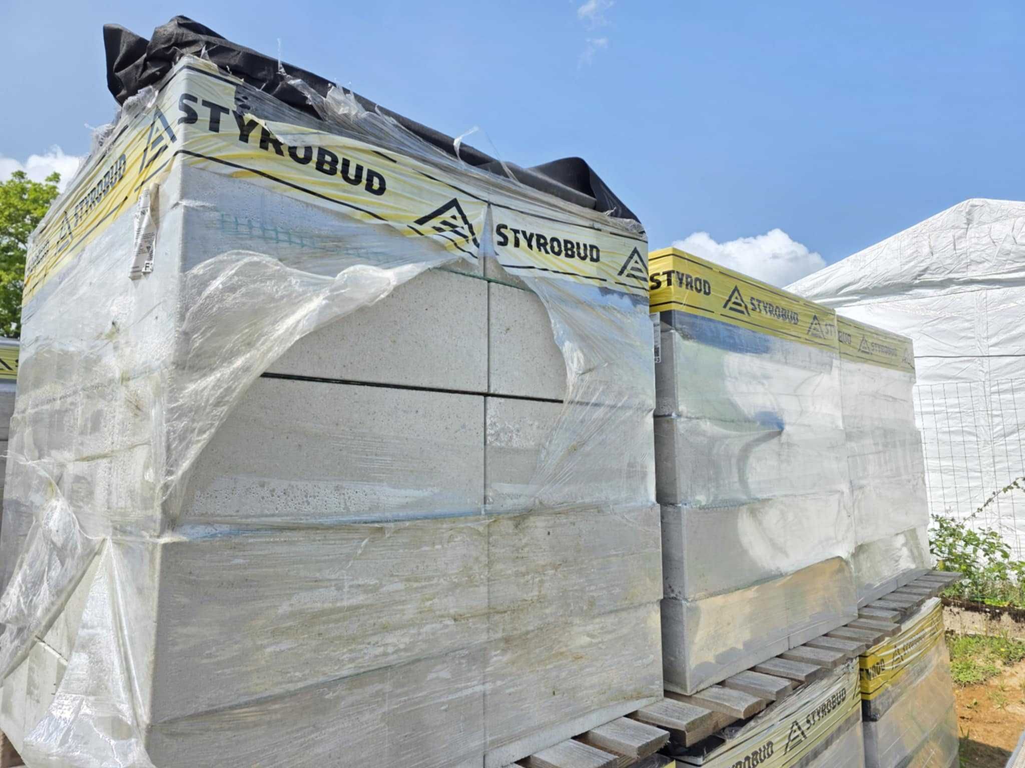 Pustak ogrodzeniowy Styrobud Fini BIANCO 50x20x20 WYPRZEDAŻ