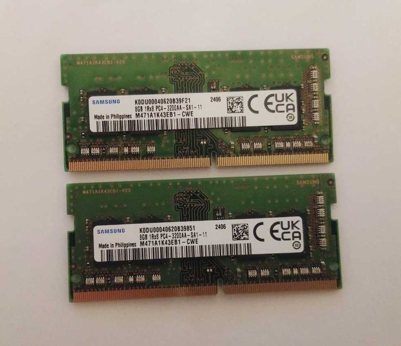 Оперативна пам'ять для ноутбука DDR4 2x8Gb 3200Mhz