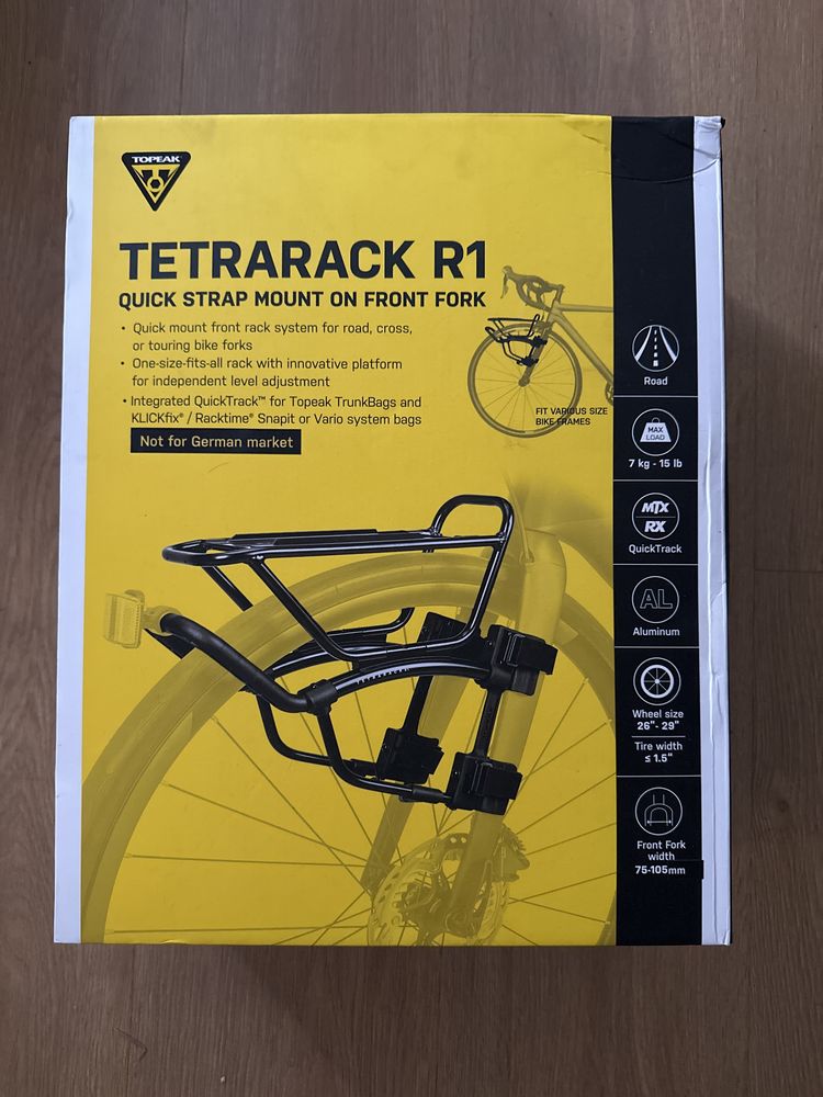 Topeak quick strap mount on front fork