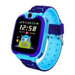 Wodoodporny Smartwatch Dziecięcy Niebieski z GPS i Funkcją SOS