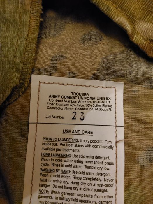 Брюки US Army OCP Multicam  Scorpion W2