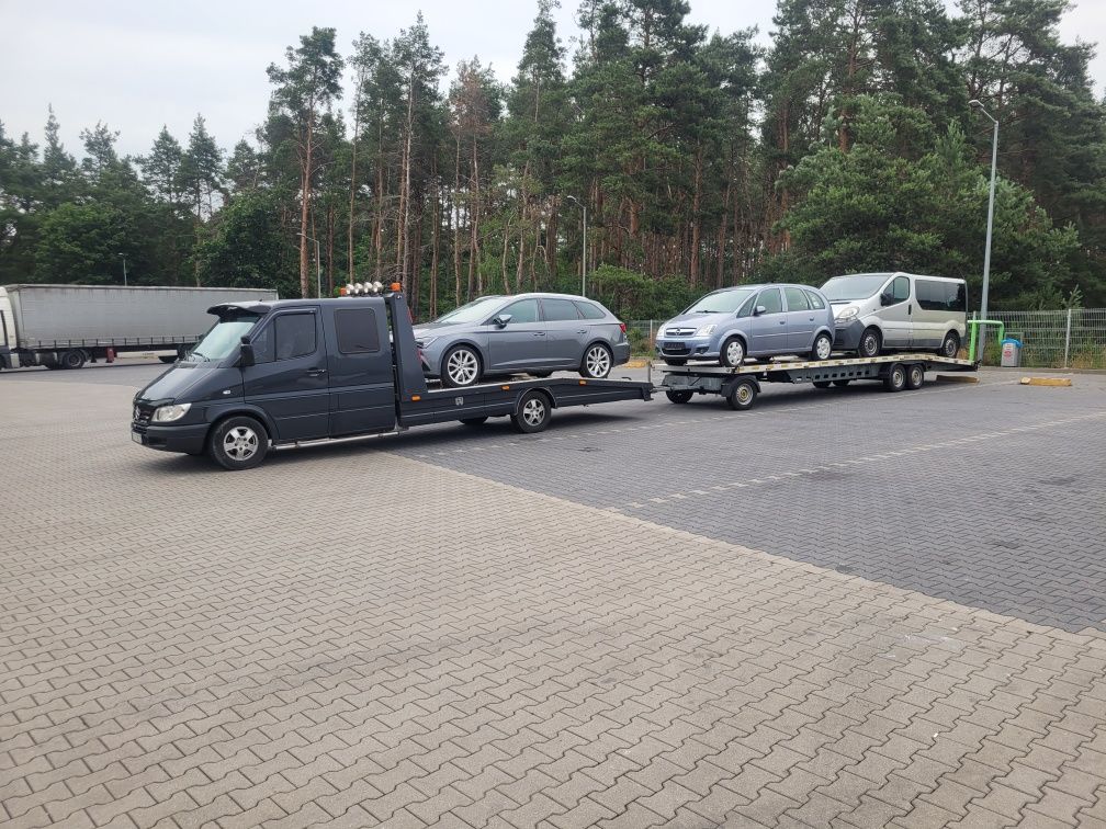 Laweta Transport Aut z Niemiec Autolaweta  Pomoc Drogowa 24 h Czersk