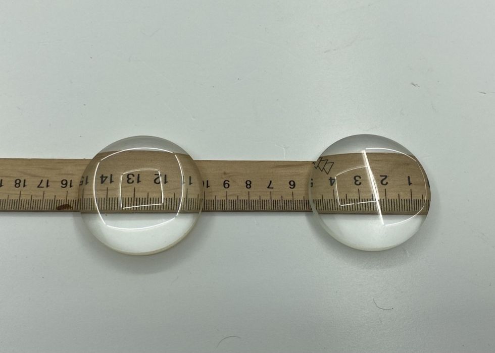 Пинза лупа увеличительное стекло оптика ссср