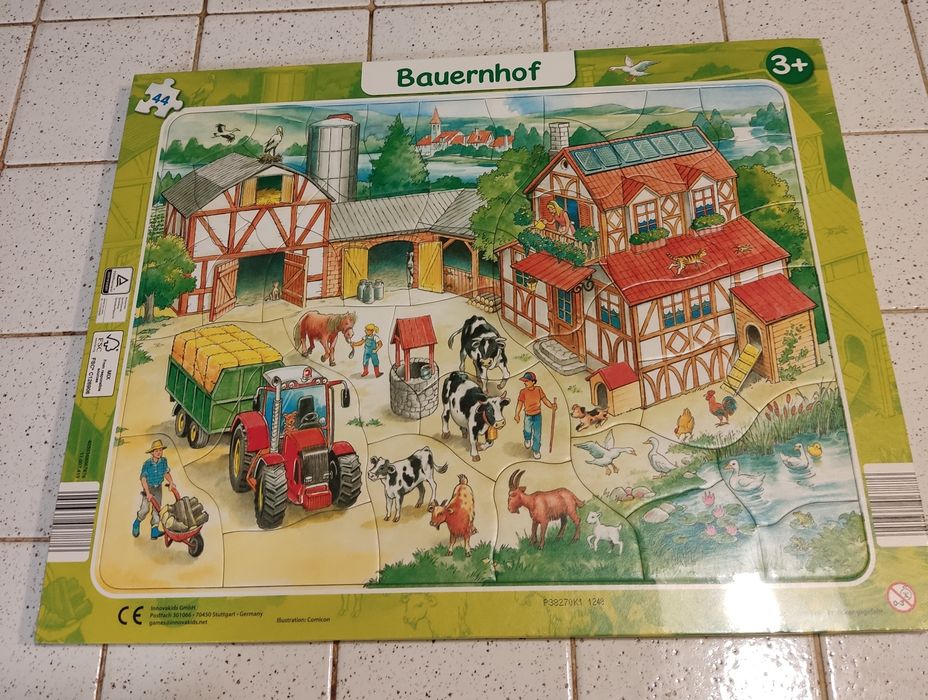 4 niemieckie puzzle zestaw