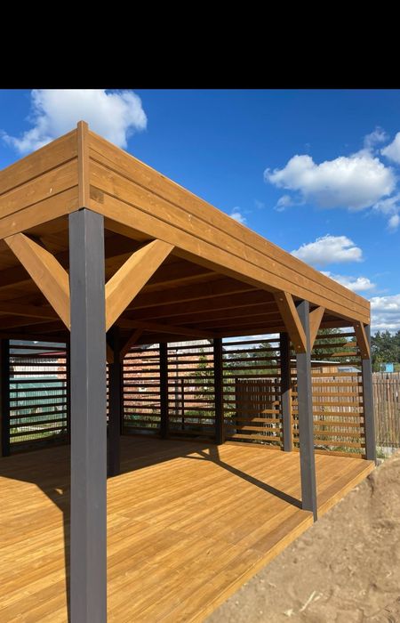 Nowoczesne altanki ogrodowe 6-6 m