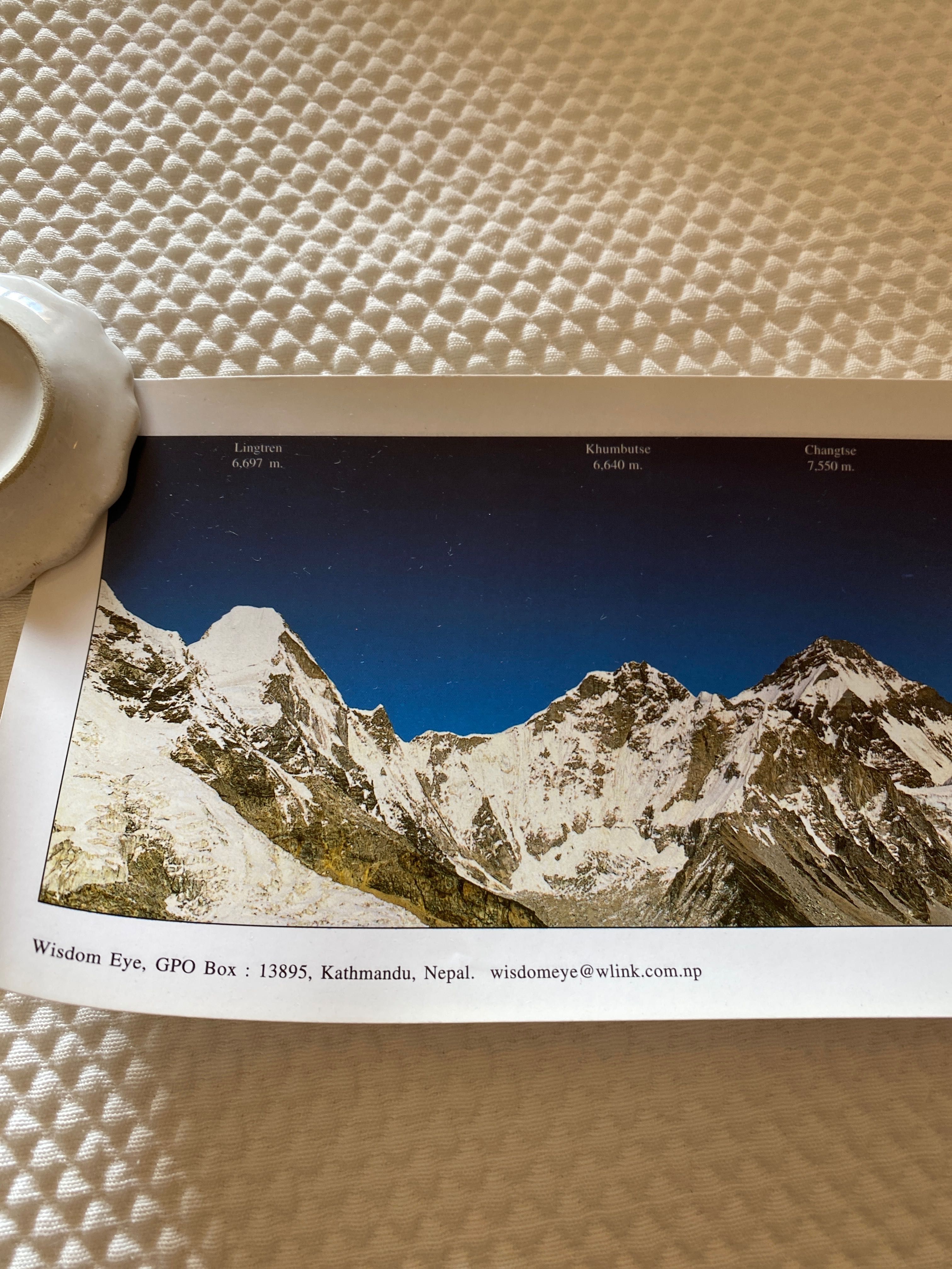 Poster Everest Himalayan Range - cadeia Montanhosa dos Himalaias