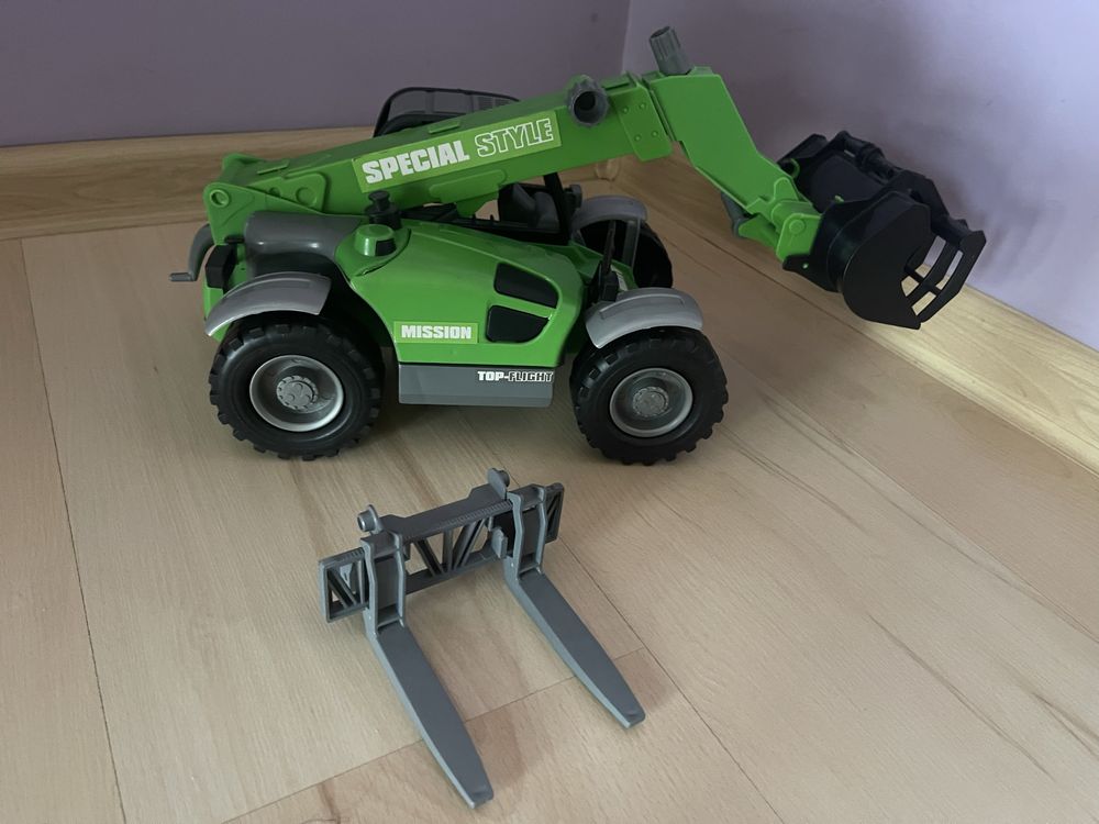 Pojazd Rolniczy Traktor Zielony Dźwig Maszyna Rolnicza
