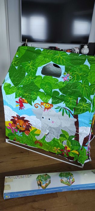 Domek namiot dla dzieci wewnętrzny lub ogrodowy