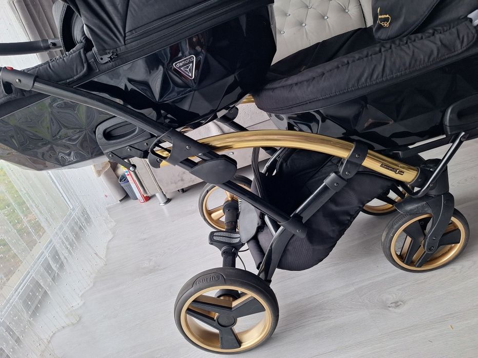 Wozek 3w1 4w1 junama diamond duo blizniaczy bliźniakow rok po roku pod