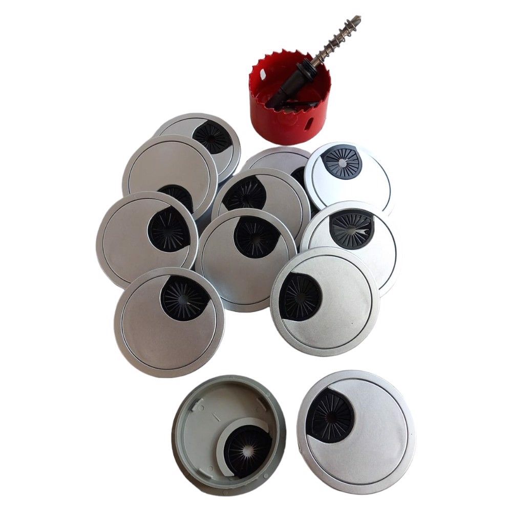 przepust kablowy srebrny 60mm 12sztuk
