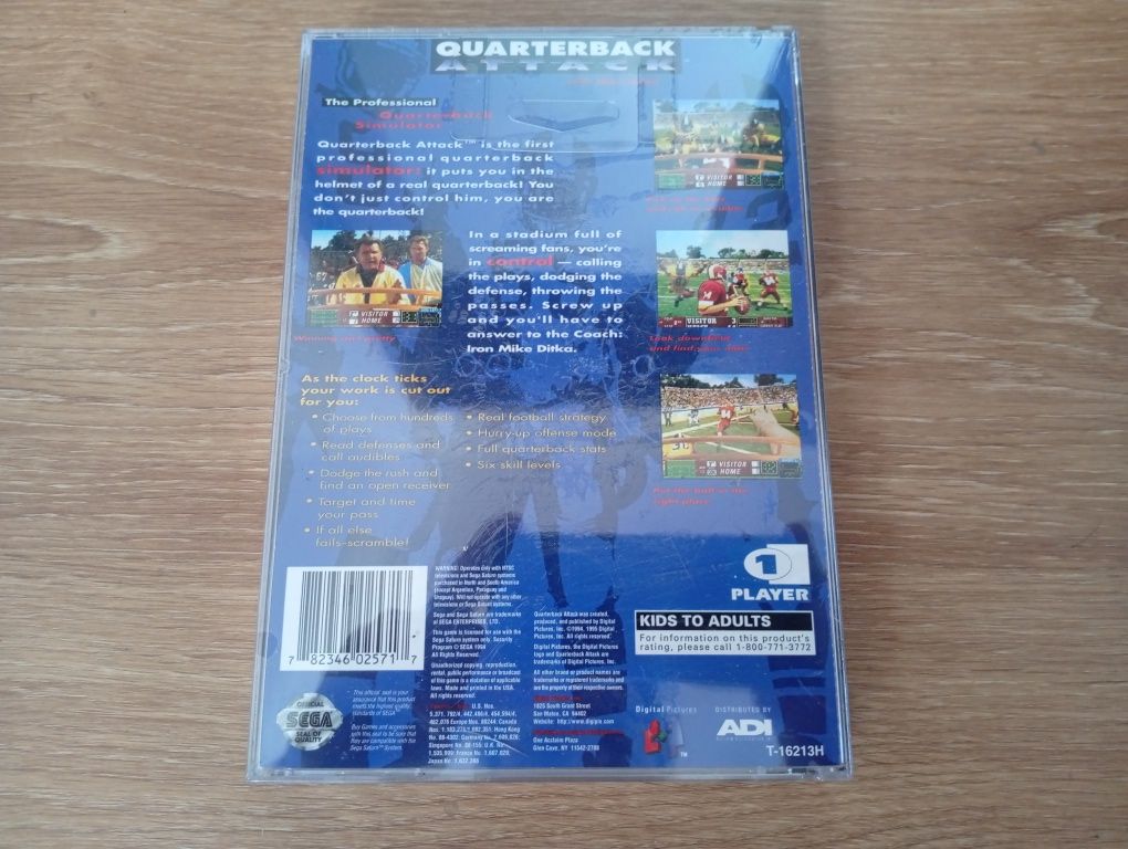 Quarterback Attack Sega Saturn Novo