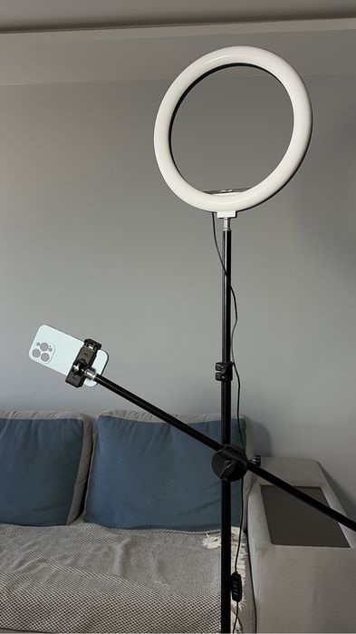 Штатив стійка журавель посилений для телефону/ кільцевої лампи