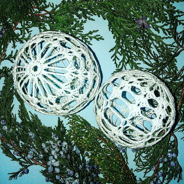Новорічні кулі. Новорічний декор ручної роботи.Прикраси на ялинку