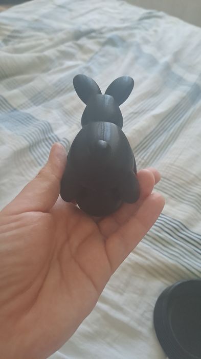 Підставка для яйця і мисочка,зайчик-3д