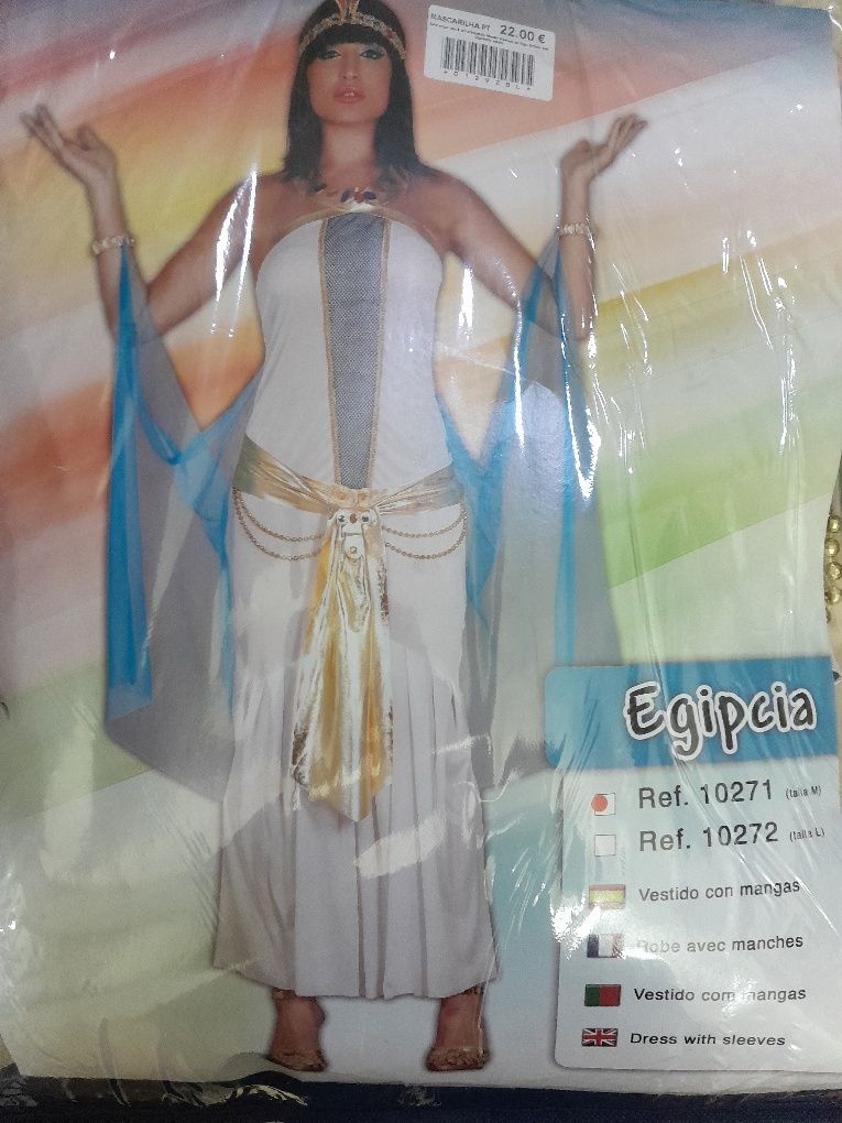 Fantasia Mulher Egipcia M
