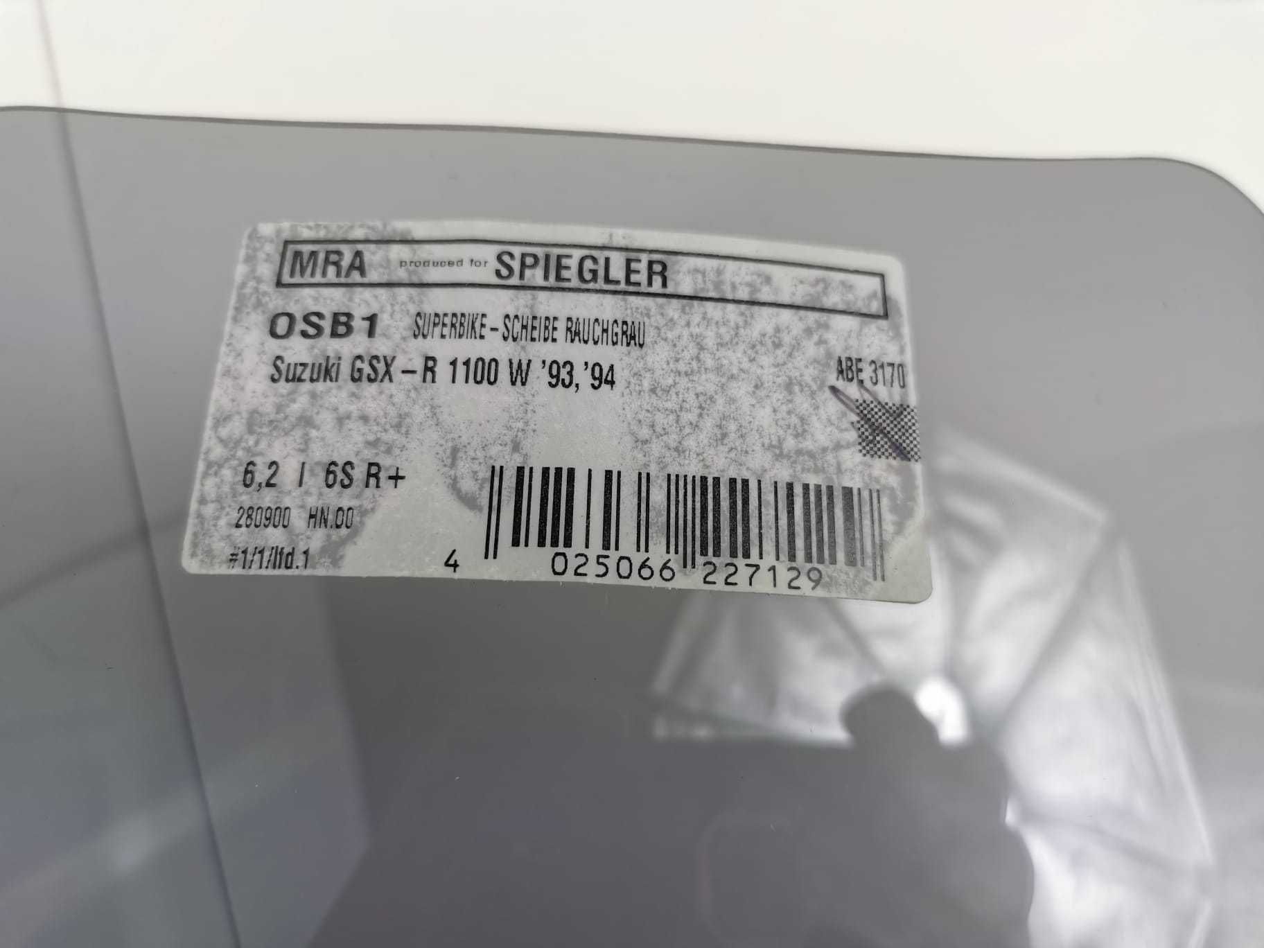 Szyba przód owiewka MRA GSX-R 1100W 93 - 94 Standart