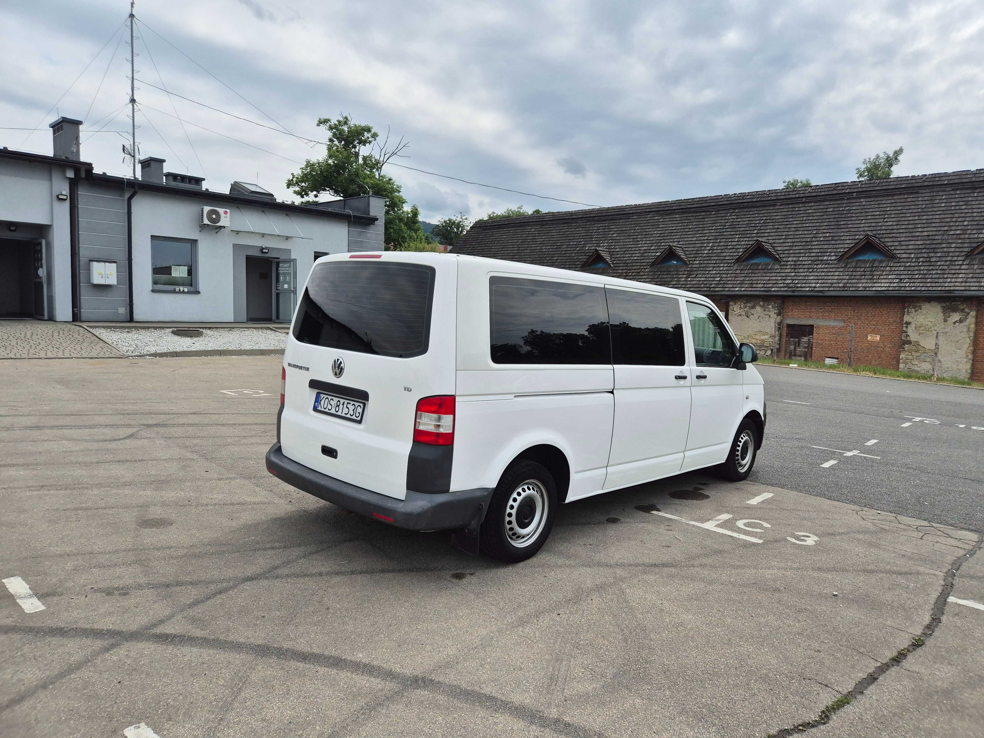 Transporter T5 LIFT *LONG/DŁUGI* 9 Osobowy *Sprawna KLIMA *Zadbany
