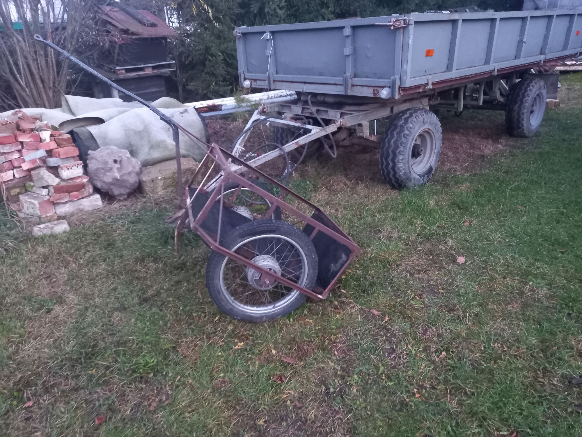 Wózek ogrodowy koła WSK