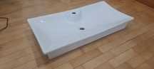Umywalka ceramiczna nablatowa 80x40 Rea