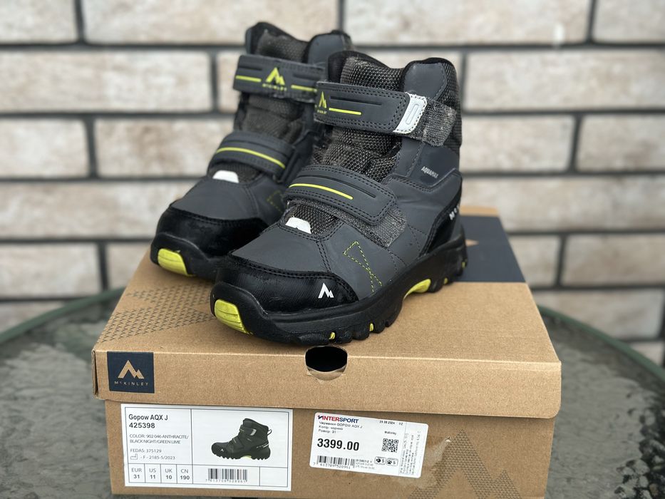 Черевики сапоги дитячі для хлопчика 31р. McKinley GOPOW AQX J