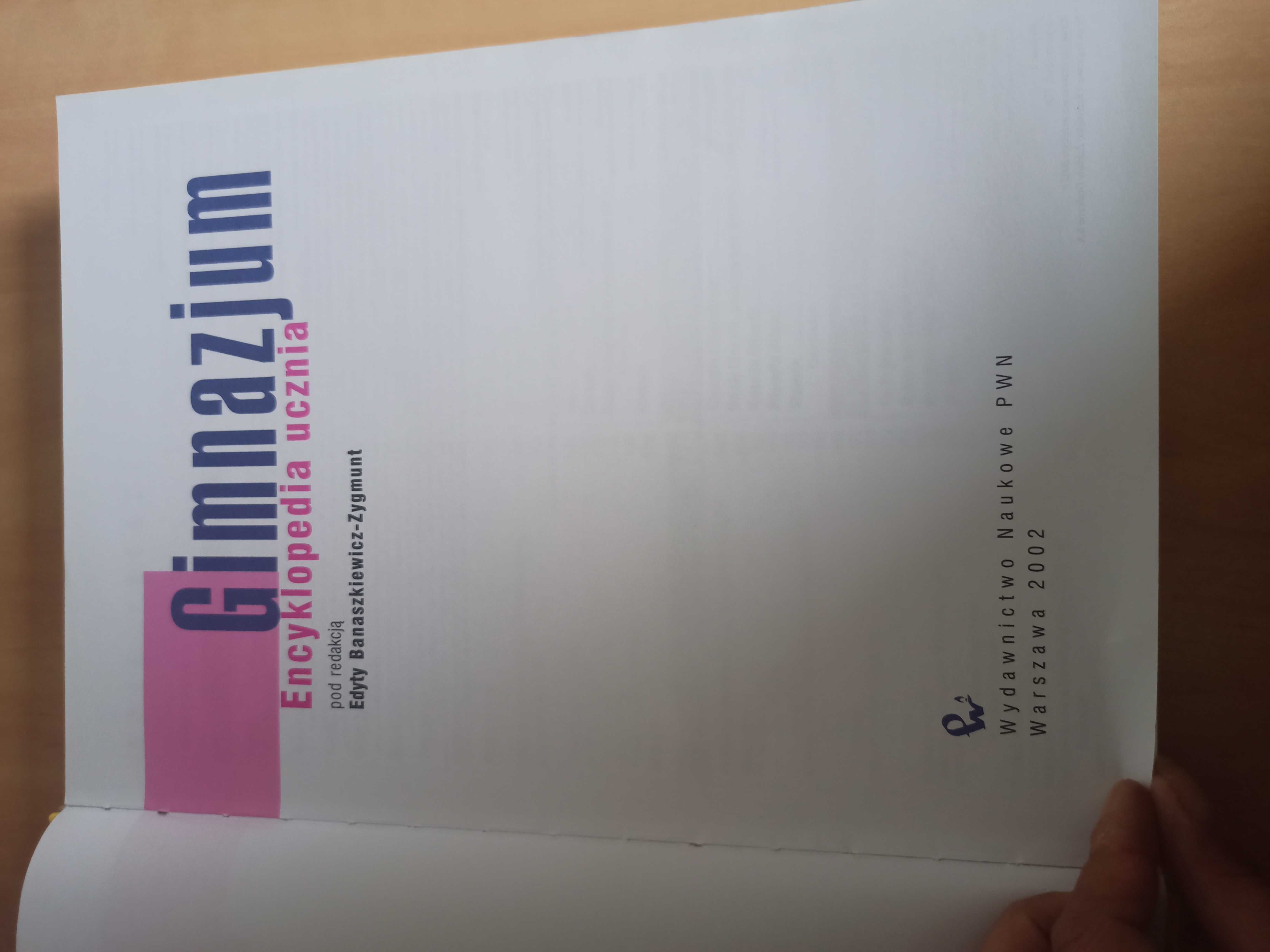 Gimnazjum encyklopedia ucznia  pwn