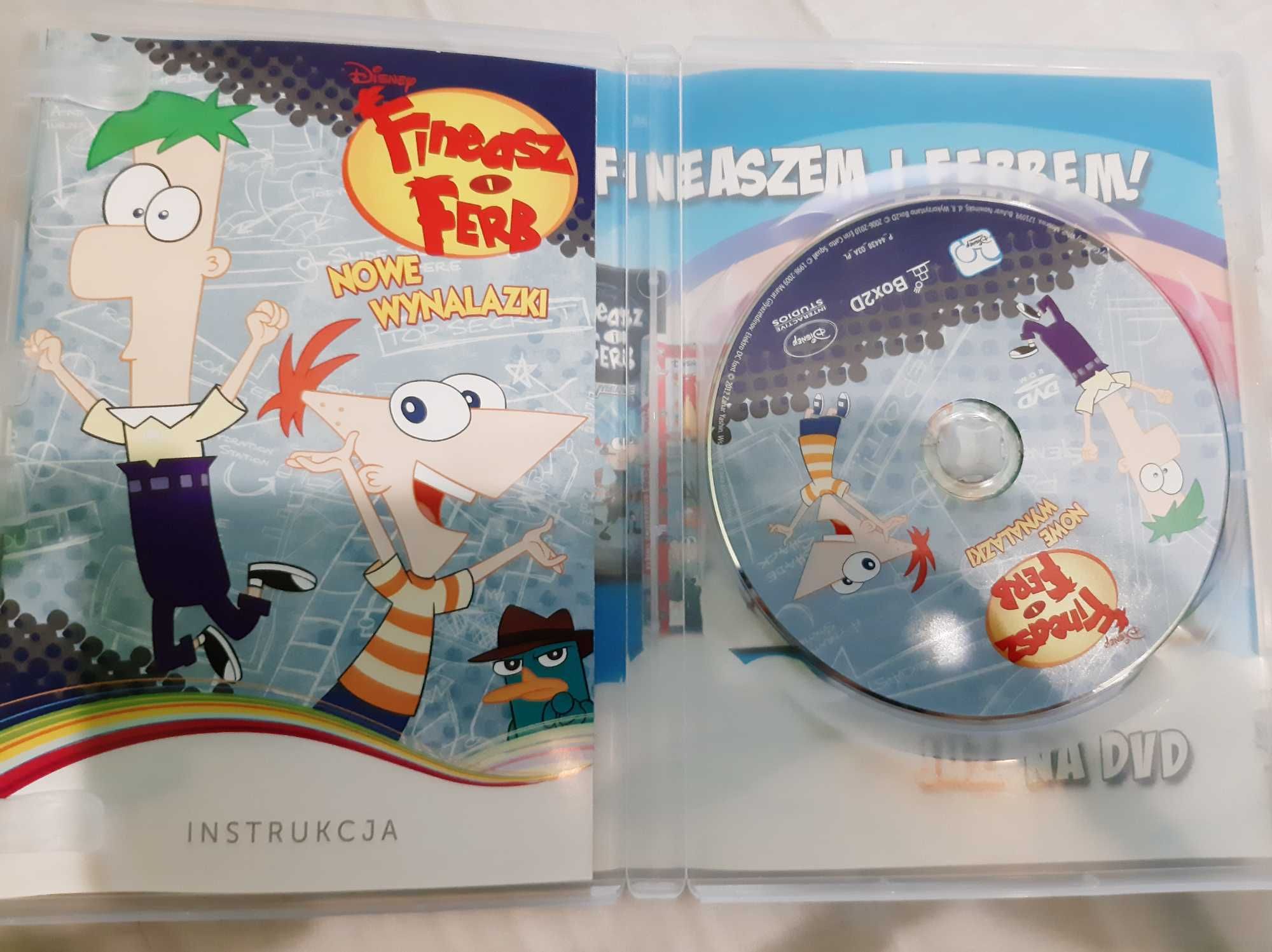 Gra Fineasz i Ferb Nowe wynalazki Płyta DVD PC