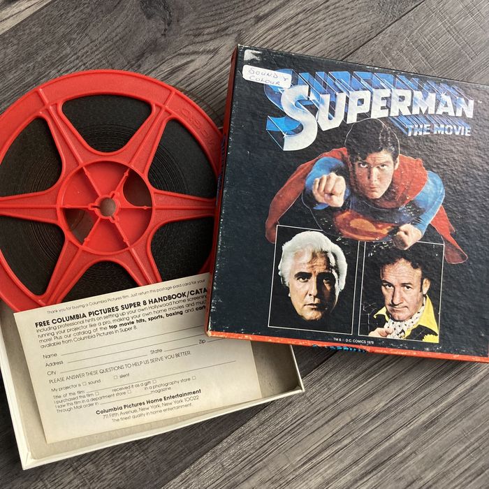 Superman - pakiet promocyjny + taśma filmowa 8mm