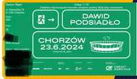 Bilet na koncert Dawida Podsiadło Chorzów 23.06.2024 trybuny dolne 38D