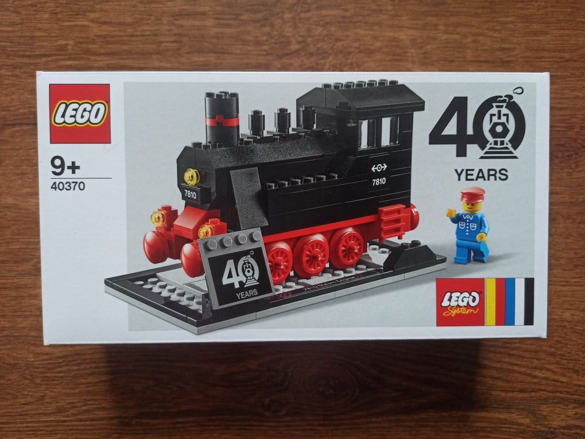 NOWY zestaw LEGO 40370 - 40 lat pociągów LEGO