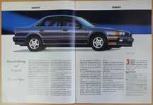 Broszura / Prospekt Mitsubishi Aktuell. Język niemiecki. 1991 r.