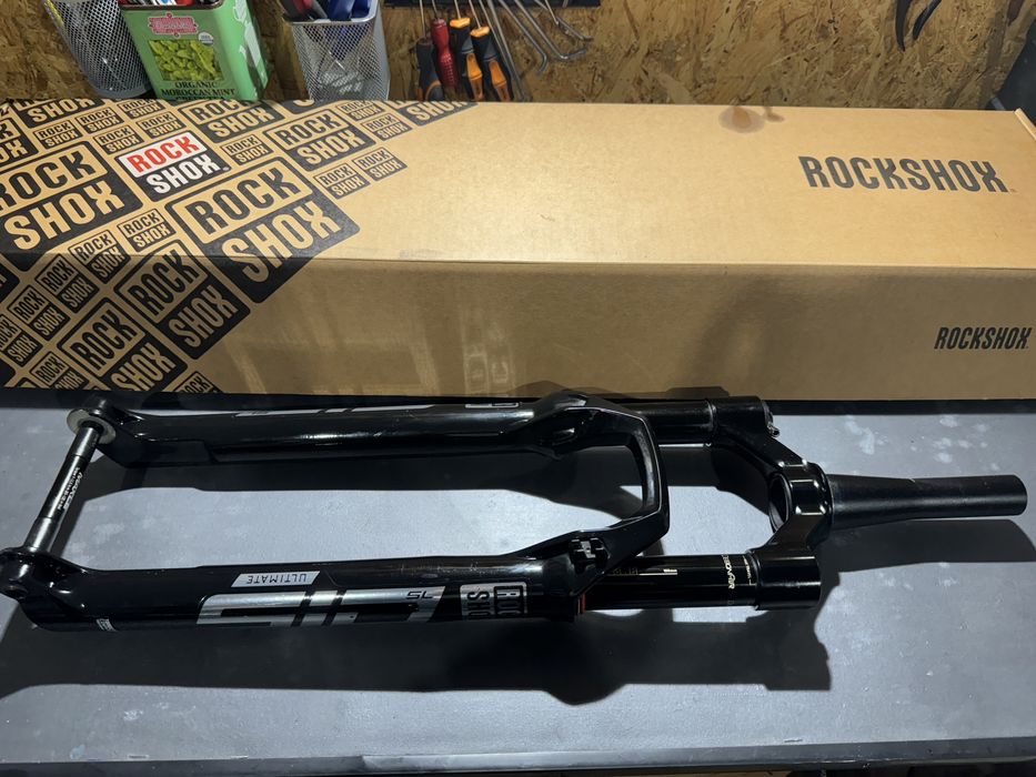 Uzywany amortyzator rock shox sid ultimate race day 100mm manetka