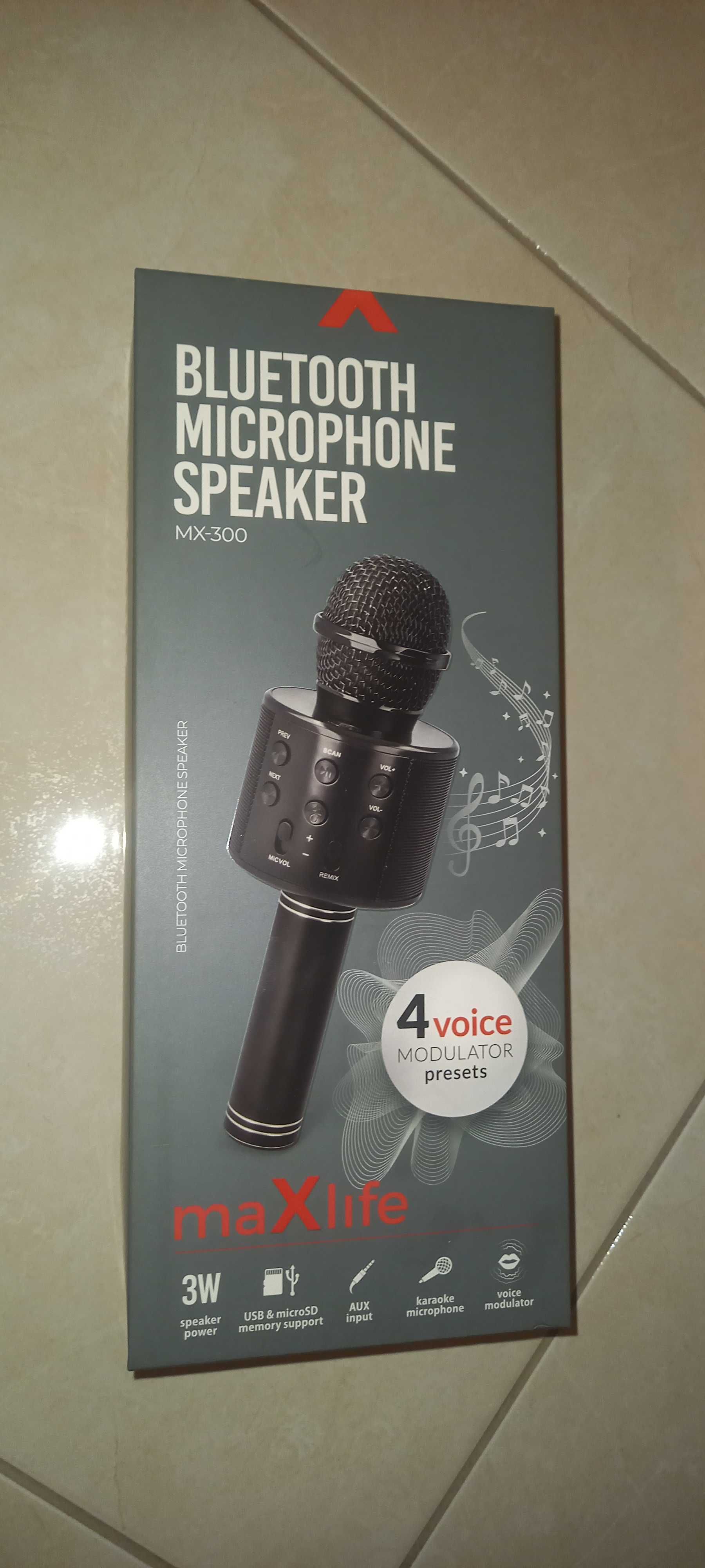 Sprzedam mikrofon karaoke MX-300 z wbudowanym głośnikiem bluetooth