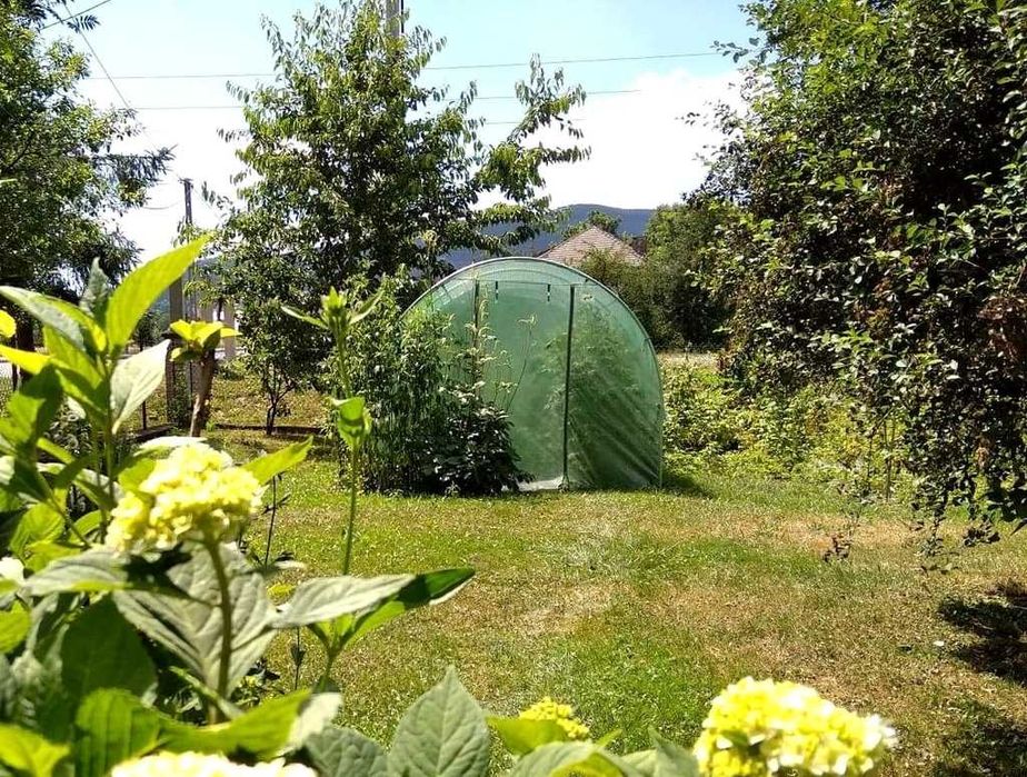 Folia zamienna do tunelu ogrodowego 3,5×2 m z siatką osłona warzywa