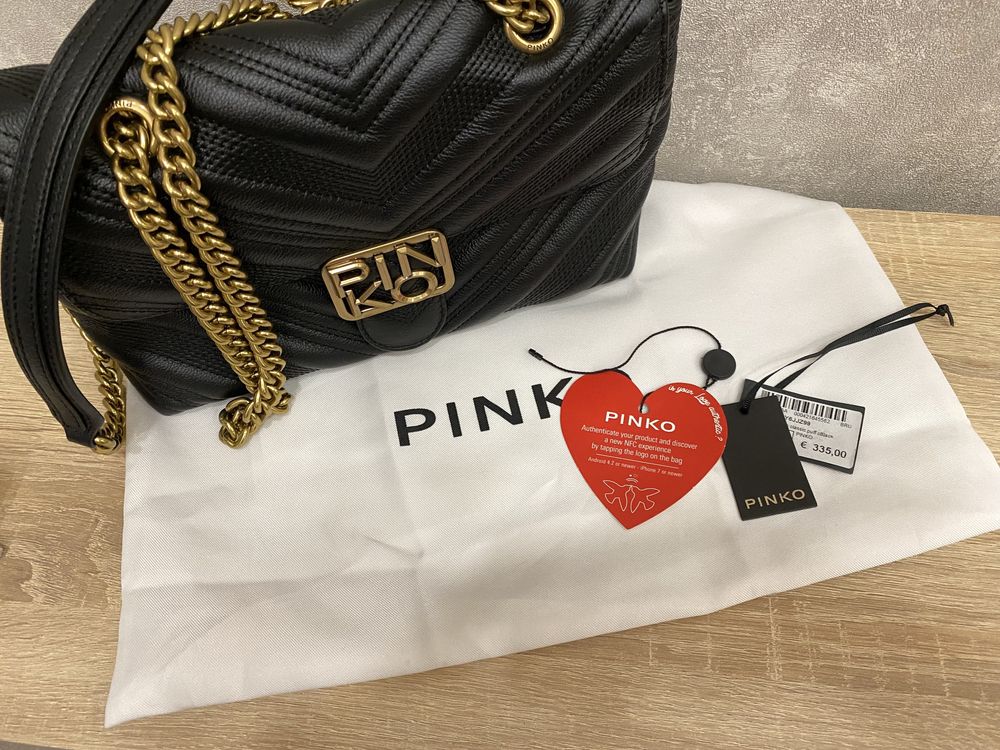 Кожаная сумка Pinko original