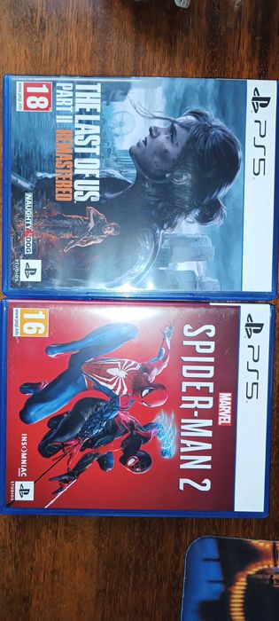 Spider Man 2 + The Lust of Us Part II Remastered PS5